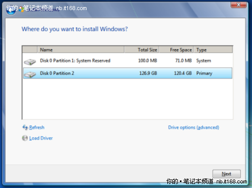 探究安装Windows7时自建隐藏分区的秘密