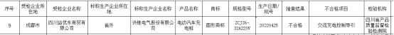 四川抽查工业生产资料产品26批次不合格 许继电气登榜