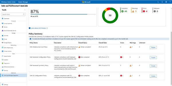 戴尔的混合式管理：适用于HCI合规和修复的Azure策略