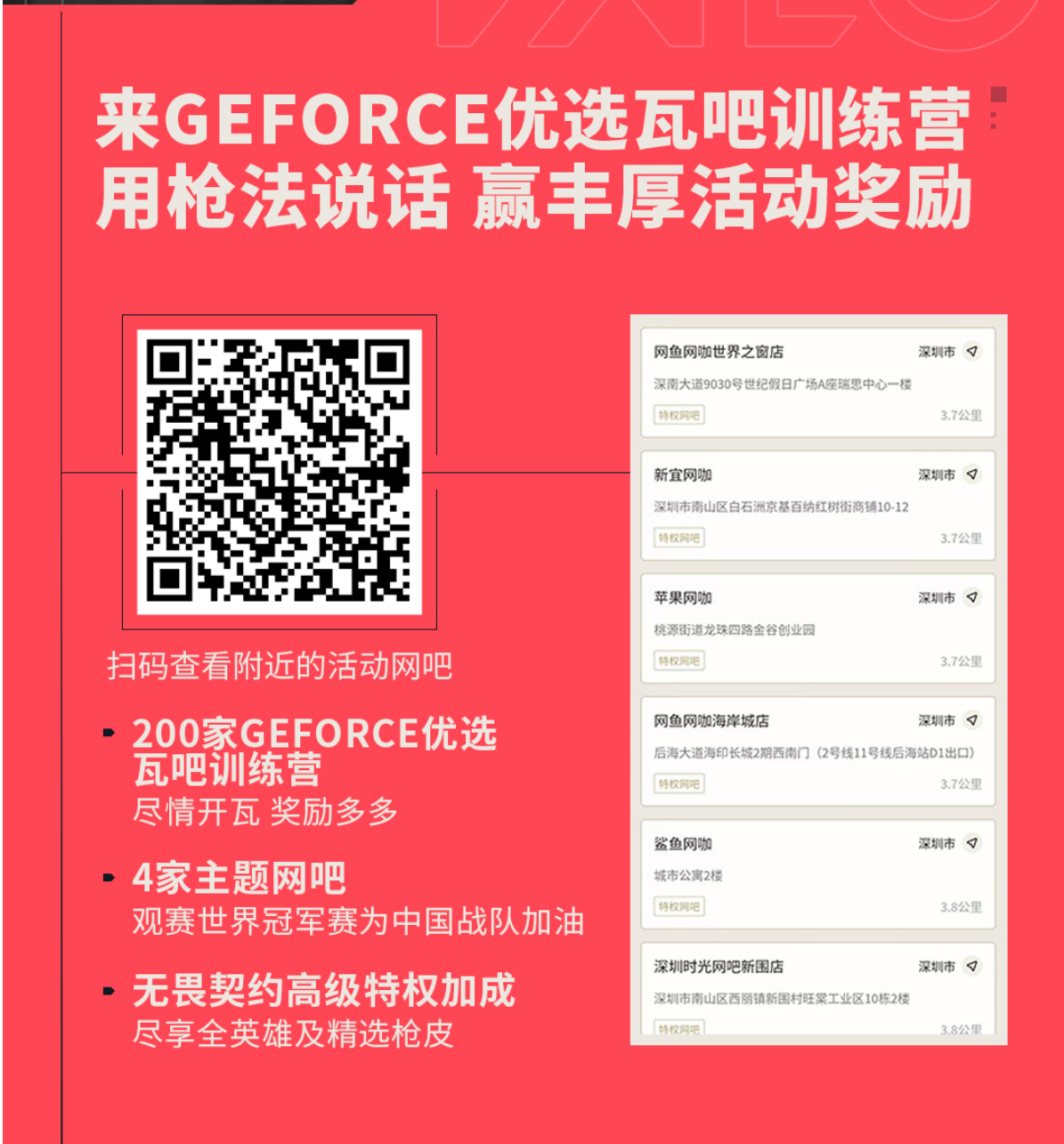 参与《无畏契约》GEFORCE优选瓦吧训练营活动，赢取丰厚奖品