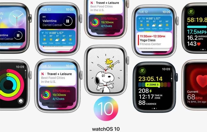 >苹果Apple Watch用户请注意：watchOS 10改变部分交互方式