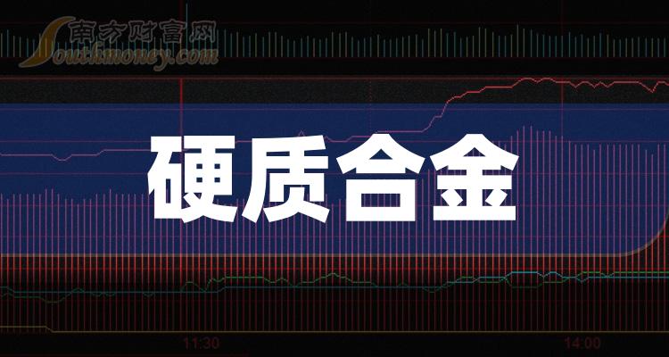 >每日榜单|硬质合金概念股9月18日市值排行榜