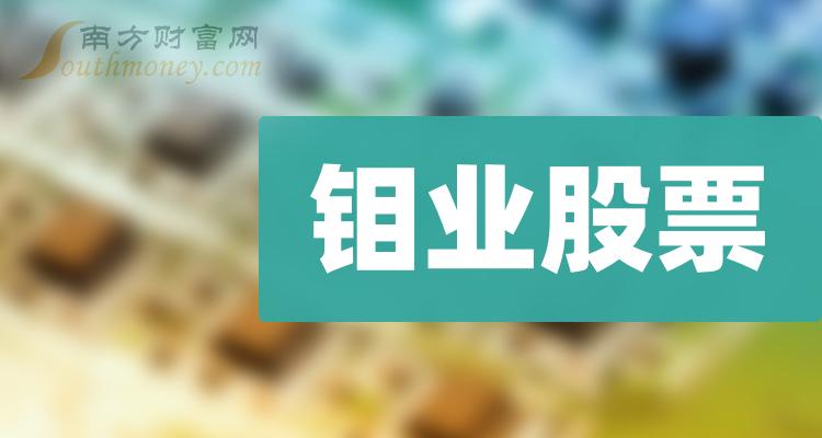 >钼业排名靠前的股票有哪些？（2023年9月19日市盈率榜）