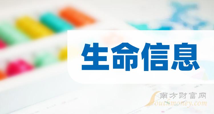 生命信息相关概念股有哪些（9月19日）