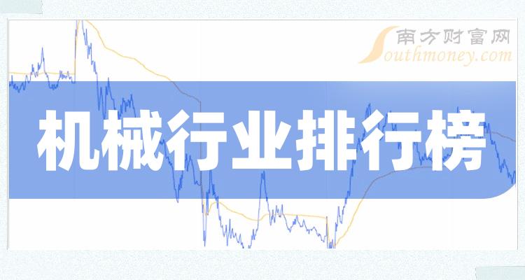 >2023第二季度机械行业概念营收增幅排行榜前十名