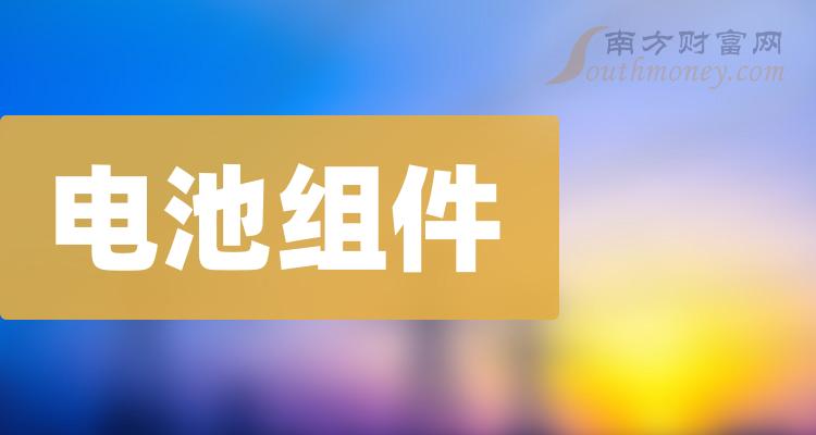 2023年第二季度：电池组件板块股票营收增幅排名