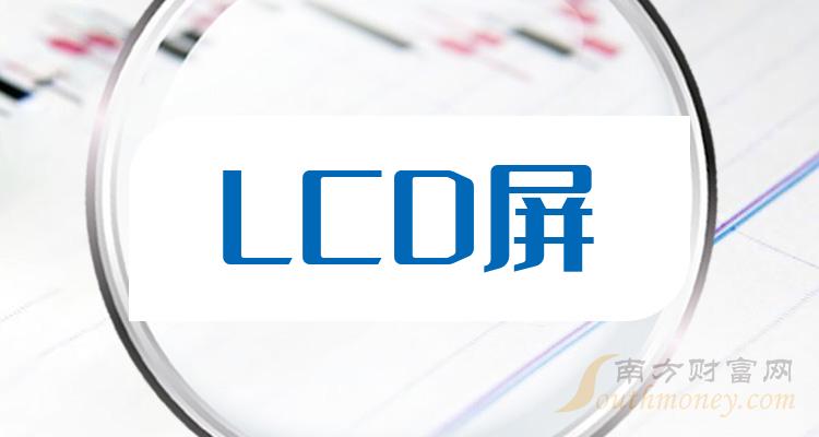 LCD屏概念股龙头股一览表（2023/9/22）