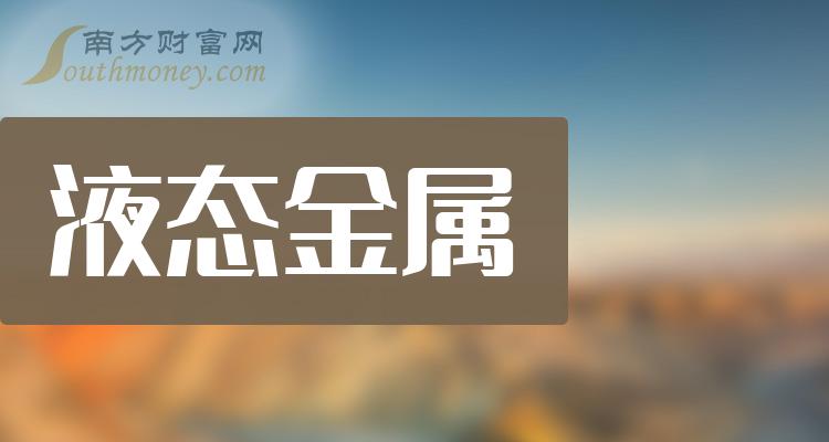 液态金属上市公司排名_2023年9月21日市值排行榜