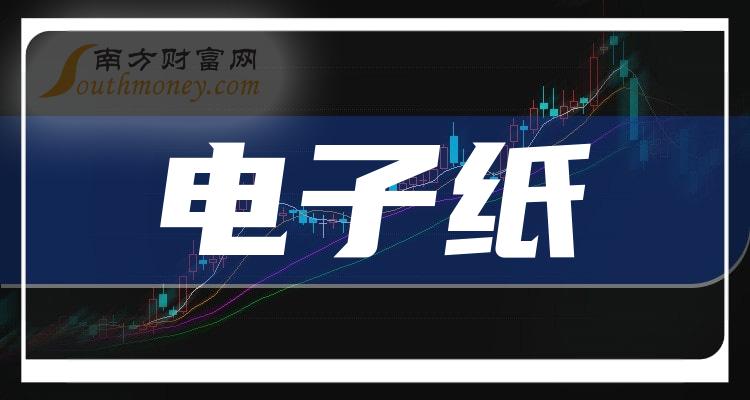 >2023年电子纸板块股票龙头一览（9月22日）