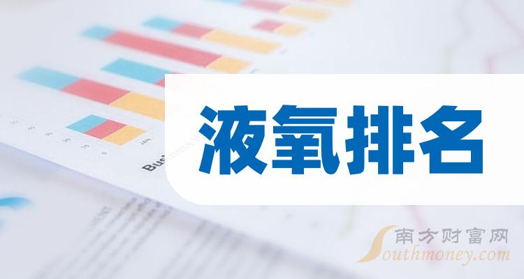 9月22日榜单：液氧上市公司市值排名