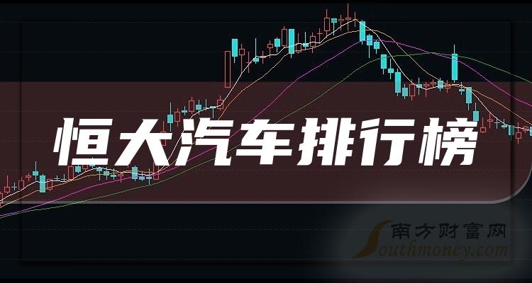 2023年9月22日：恒大汽车股成交额排行榜前十的股票