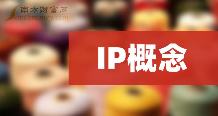 >IP概念上市公司十强(9月22日市值企业排行榜)