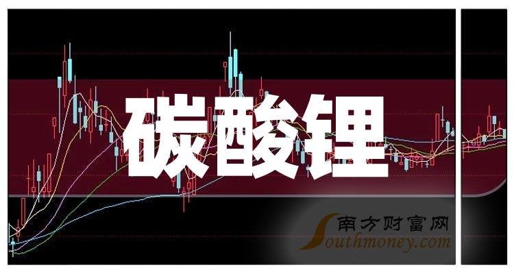 2023年9月26日碳酸锂概念上市公司主力净流入前十排行榜一览