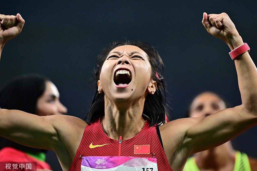 女子100米决战，中国女飞人夺冠！