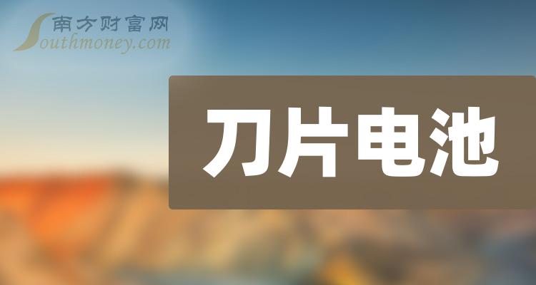 刀片电池企业前十名_第二季度企业营收排行榜