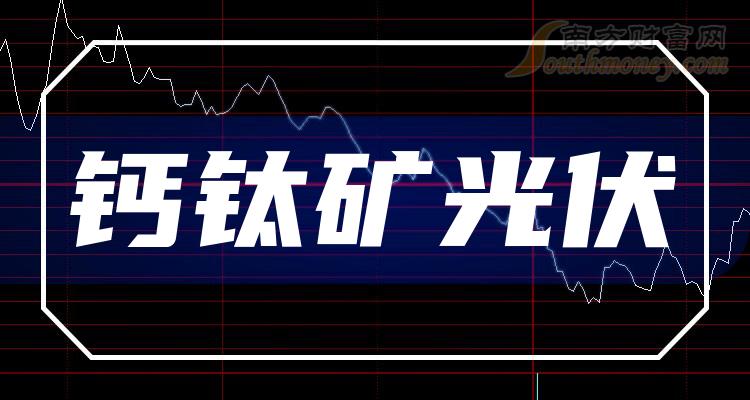 钙钛矿光伏概念上市公司一览（2023/10/2）