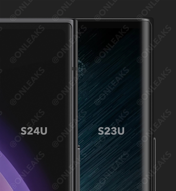 三星Galaxy S24 Ultra屏幕大改：弯曲度更小