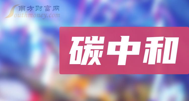 主板碳中和上市公司,建议收藏!(名单)