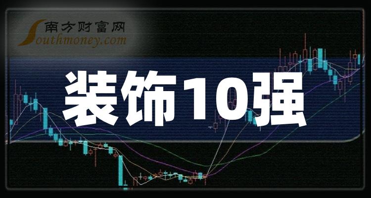 装饰概念股2023年第二季度净利率10强名单