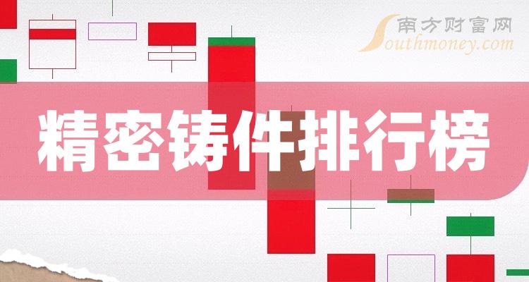 精密铸件TOP10排行榜：10月11日股票成交额排名一览