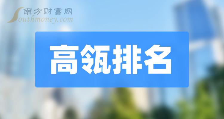 高瓴十大相关企业排行榜（2023第二季度股票毛利润排名）