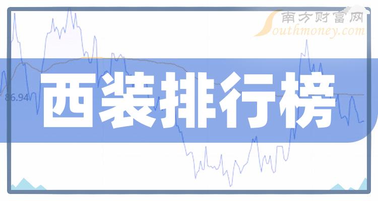 西装排行榜-TOP10西装股票每股收益排名(2023第二季度)