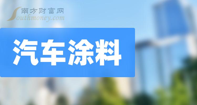 汽车涂料股票有哪些龙头股（2023/10/19）