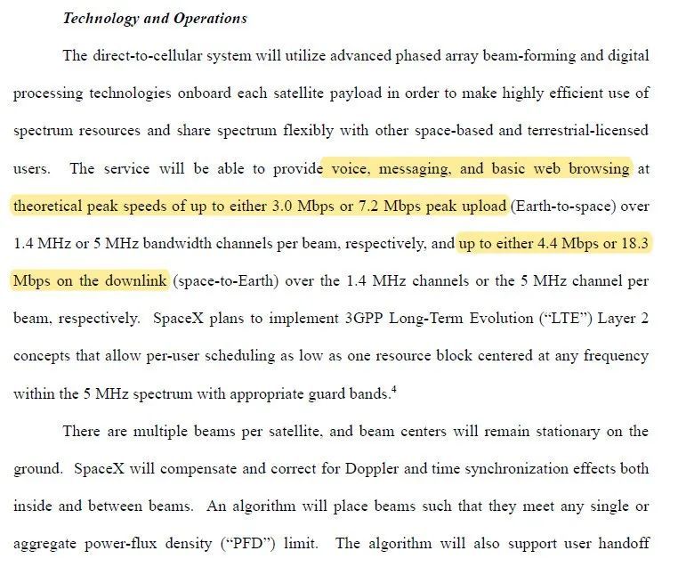SpaceX卫星直连手机即将来临，FCC文件详解直连手机服务能力