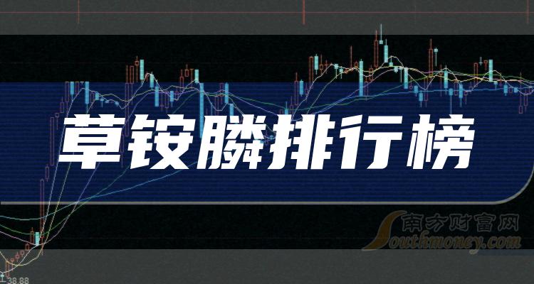 >草铵膦相关公司十强：2023第二季度上市公司毛利率排行榜