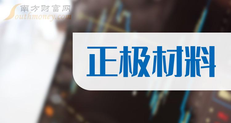 正极材料概念龙头股有哪些？正极材料股票今日股价查询（2023/10/26）