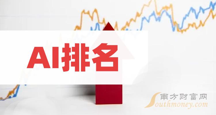 AI排名前十的上市公司有哪些_10月27日市盈率排行榜