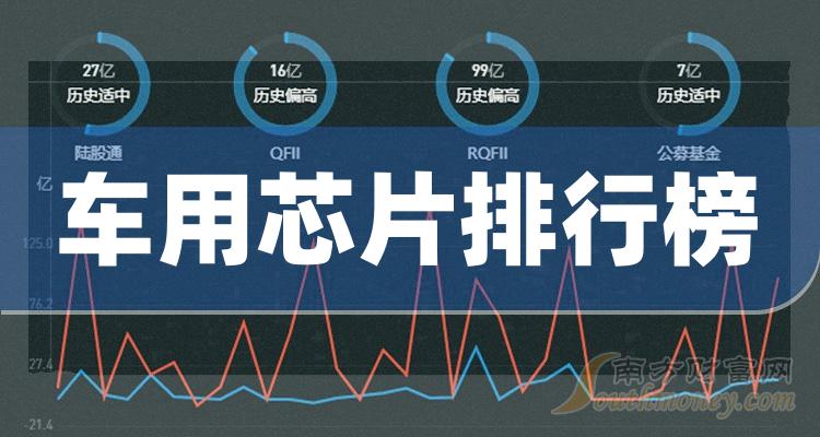 >车用芯片行业前十名_二季度营收排行榜