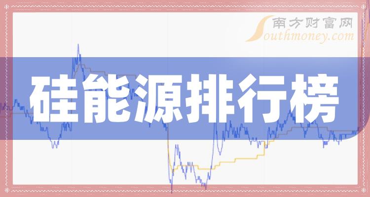 10月31日硅能源相关企业市盈率排行榜（TOP20）