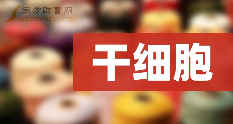 干细胞上市公司龙头股一览（2023/11/4）