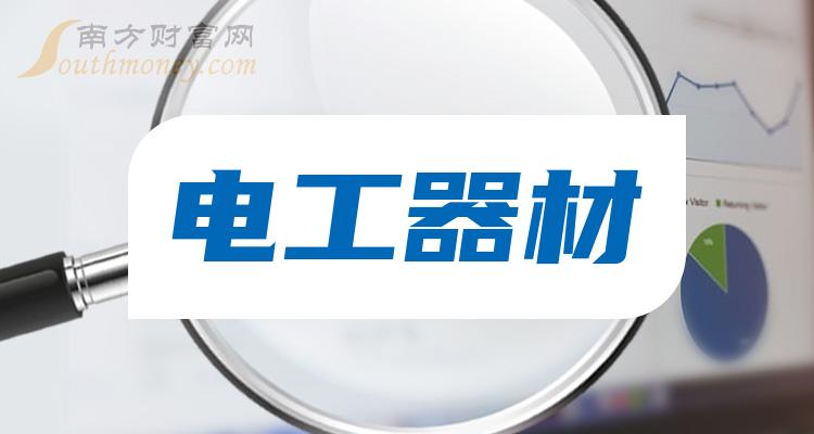 >电工器材板块股票市盈率前15强有哪些？（2023年11月8日）