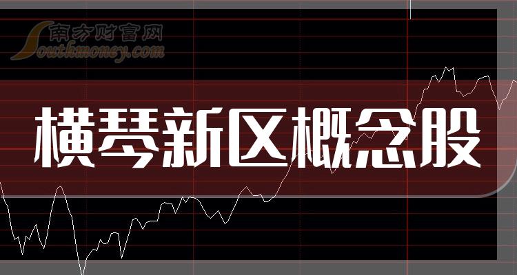 >盘点横琴新区概念股每股收益TOP20排行榜（二季度）