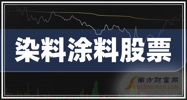 十大染料涂料排行榜-第三季度相关股票每股收益前十名