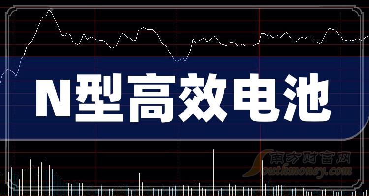 >N型高效电池股票排名，2023年第三季度毛利润前十名