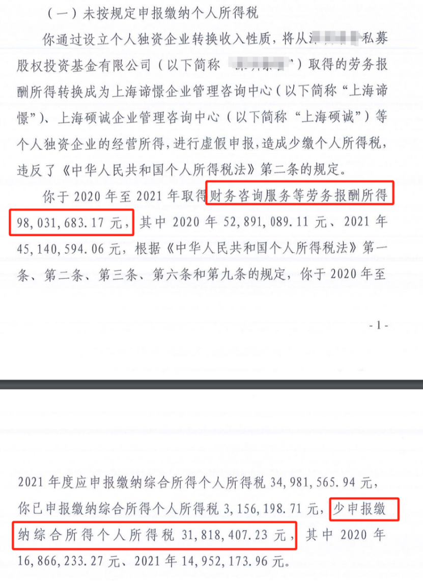 金融圈刷屏！一私募风控负责人火了：两年赚了近亿元，偷逃税3200万