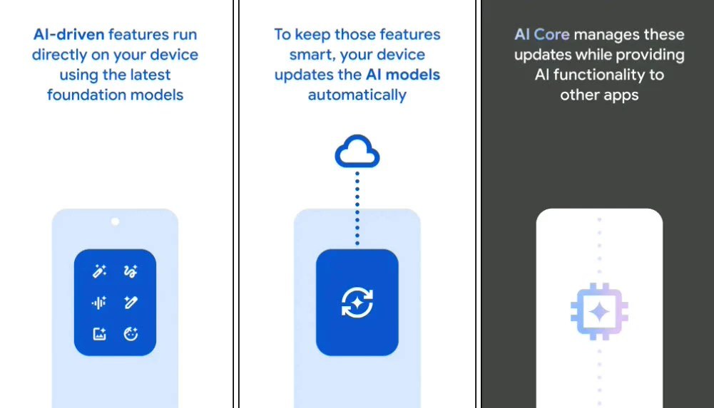 谷歌发布首个AI Core应用更新：管控本地AI模型运行