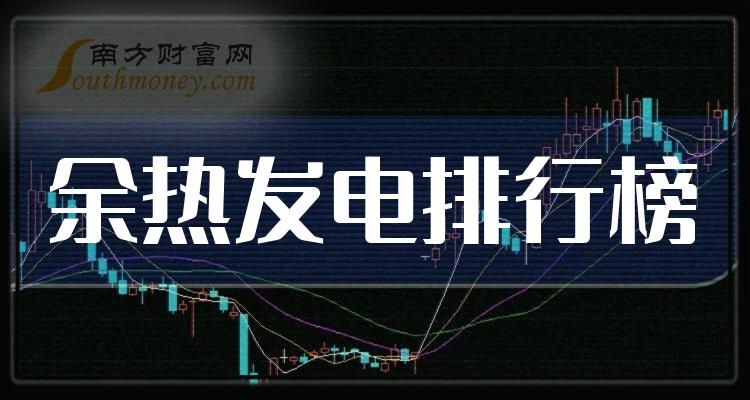 >余热发电TOP10排行榜：2023年12月1日股票市值排名一览