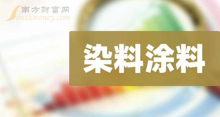 十大染料涂料排行榜-2023第三季度相关股票净利率前十名