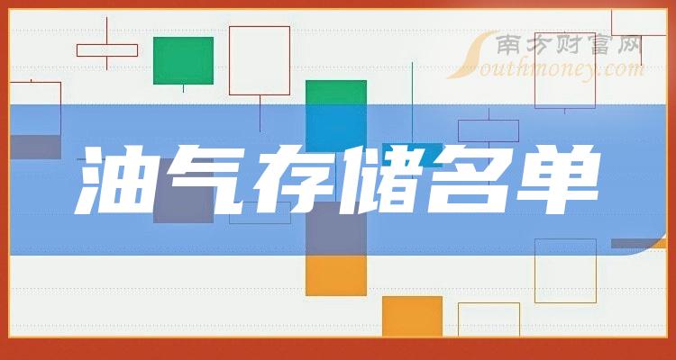 油气存储龙头股一览(油气存储3大龙头名单)