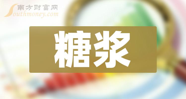 >2023年和糖浆相关的上市公司有这些！请查收（12月15日）