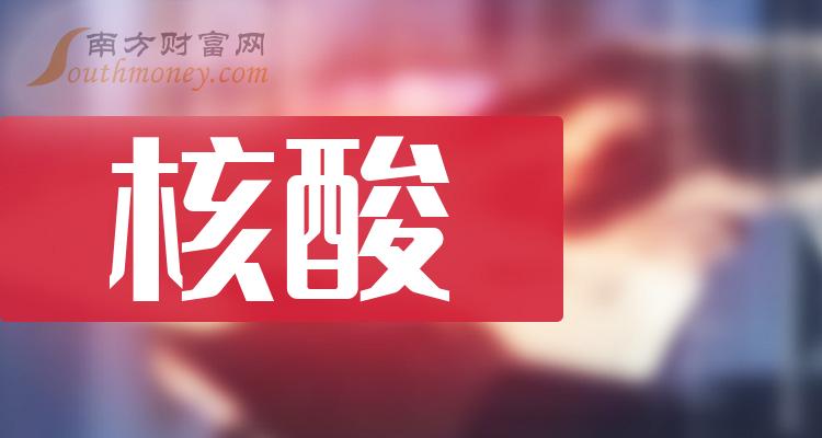 核酸股票概念，上市公司名单了解一下！（2023/12/22）