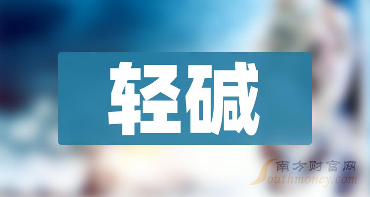 2023年轻碱股票名单，哪些公司值得关注！（12月28日）