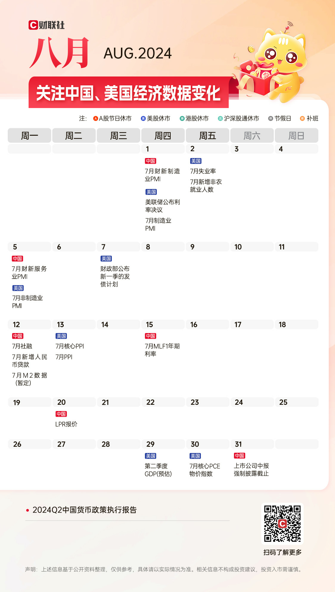 2024年投资日历来了！这些重磅信息值得关注