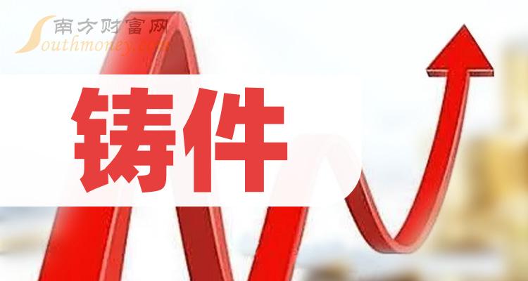 2023年铸件概念上市公司名单揭秘，请收好！（12月29日）