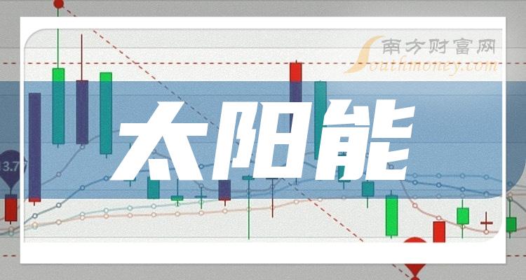 >中国股市：2024年太阳能概念龙头股票，收藏！（1月4日）