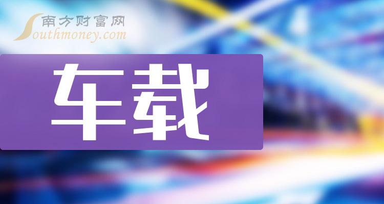 >A股：车载板块上市公司，不要错过这份名单！（2024/1/4）